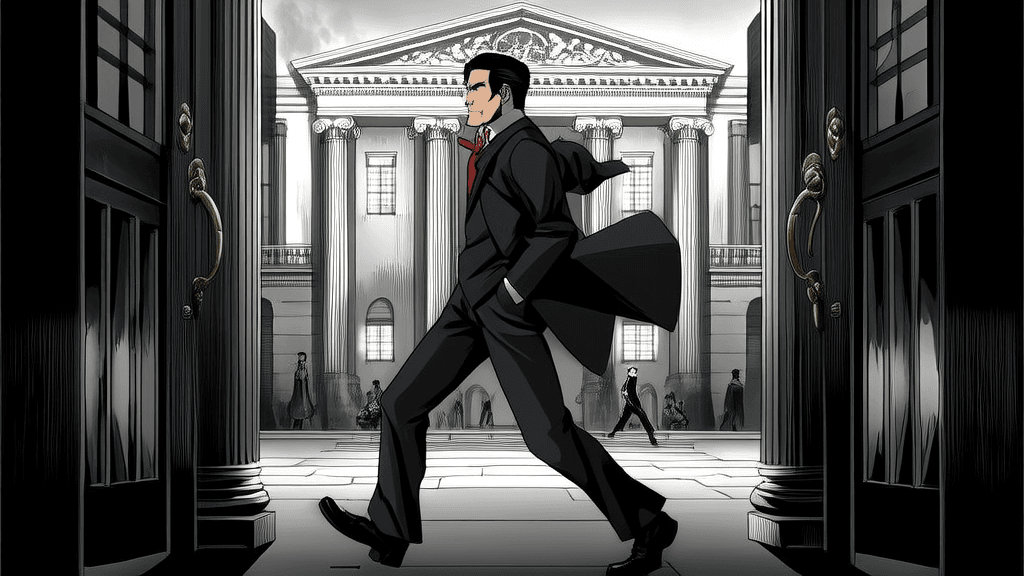 CZ stepping through courthouse doors